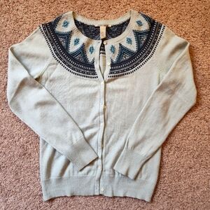 Lucky Brand Vintage Beaded Cardigan